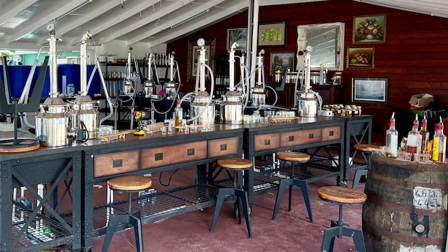 A rum distillery in Antigua, West Indies A rum distillery in Antigua, West Indies
