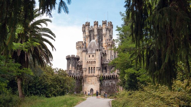 Butrón Castle in the Basque Country of northern Spain
