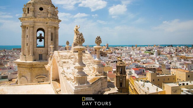 The belltower of a historic cathedral