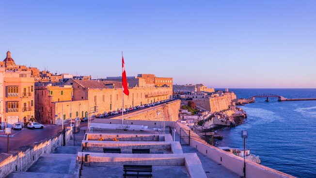 A coastal city with centuries old architecture