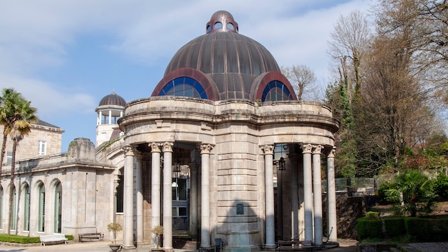Fountain of Gandara inside a building with a dome Fountain of Gandara inside a building with a dome