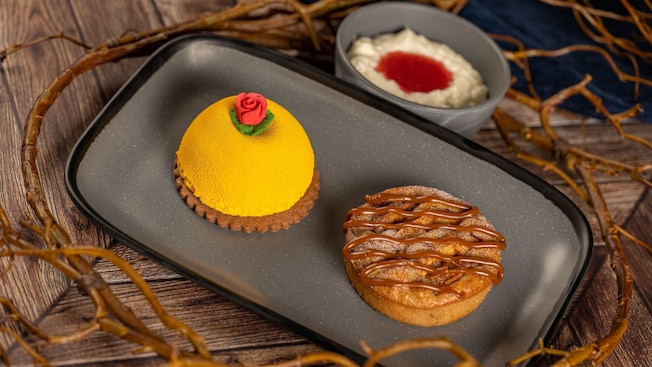 An assortment of Norwegian inspired desserts from the Akershus Royal Banquet Hall at Epcot