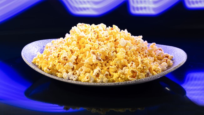 A plate of popcorn from Astrofizz