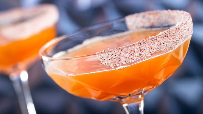 Two Electron cocktails with salted rims