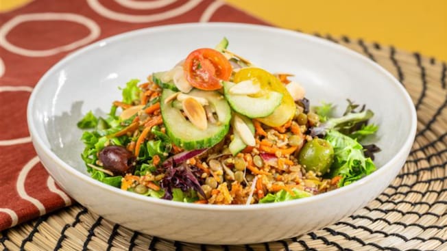 A Harambe Salad from Harambe Market at Disney’s Animal Kingdom theme park