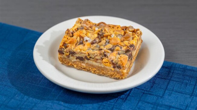 A 7 Layer Bar from Kusafiri Coffee Shop & Bakery