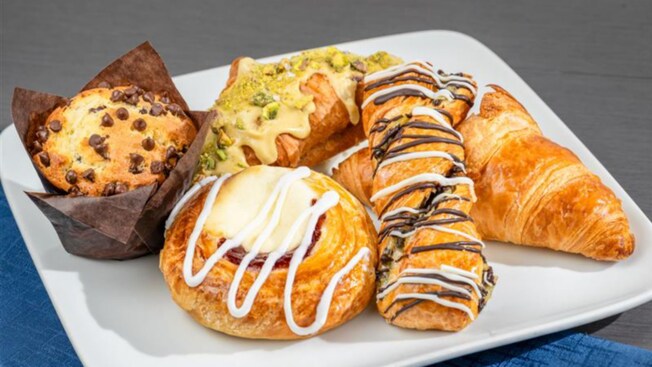 An assortment of baked goods from Kusafiri Coffee Shop & Bakery