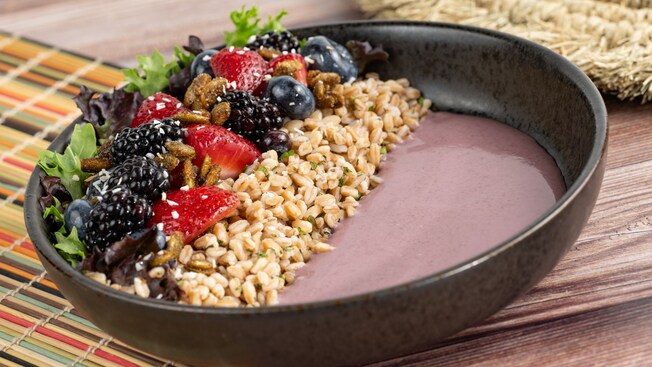 A Breakfast Power Bowl from Kidani Village Breakfast at Sanaa in Disney's Animal Kingdom Villas