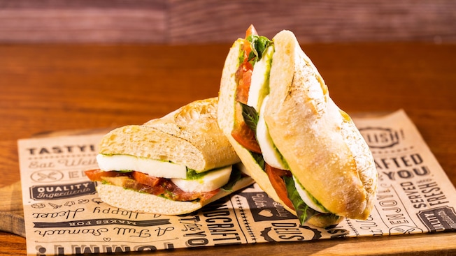 A Caprese Sandwich from Sunshine Seasons in Epcot 