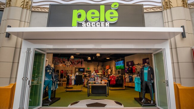 Pele Soccer store front