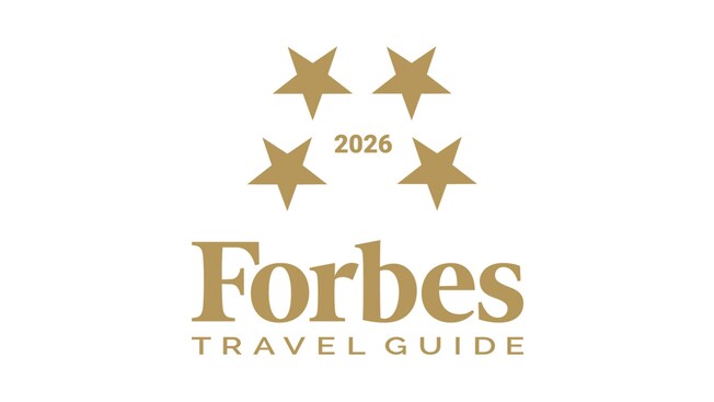 An icon of a 2026 Forbes Travel Guide four star rating