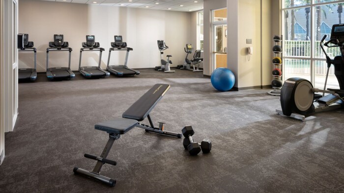 Fitness center at the Residence Inn by Marriott Anaheim Resort Area Garden Grove