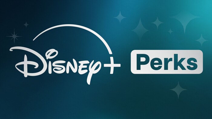 El logotipo de Disney+ junto a la palabra “ventajas” en inglés