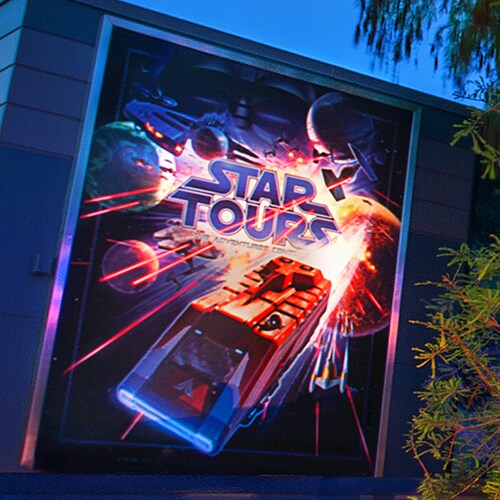 Letrero de Star Tours: The Adventures Continue en Disney’s Hollywood Studios