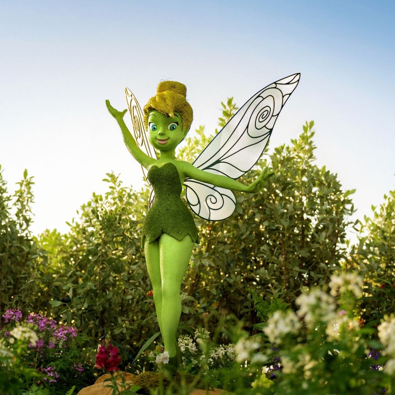 A Tinker Bell topiary at the Epcot International Flower and Garden Festival