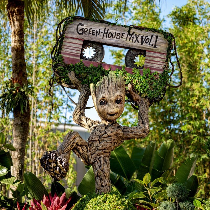 A Groot topiary at the Epcot International Flower and Garden Festival