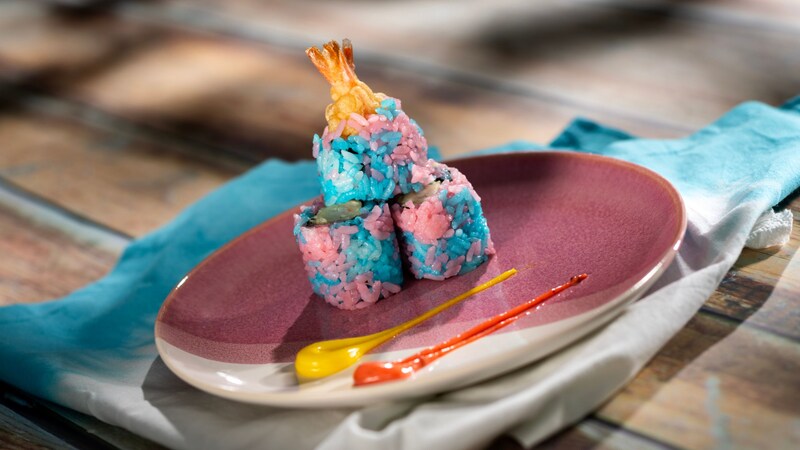 A portion of Tokyo Kawaii Roll from Goshiki at the Epcot International Festival of the Arts