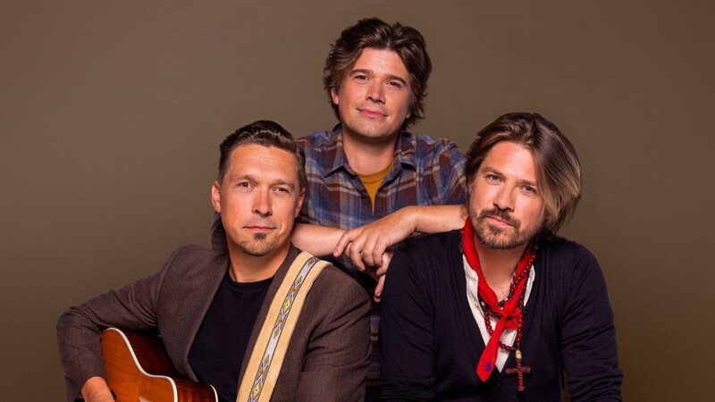 Os 3 integrantes do grupo Hanson