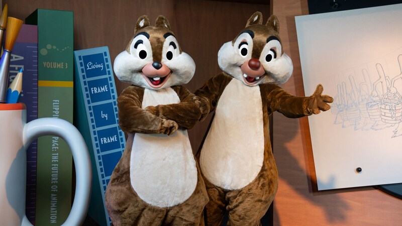 Meet Chip ‘n’ Dale at The Magic of Disney Animation - Now Open!