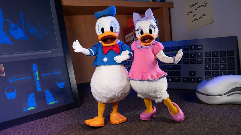 Meet Donald & Daisy at The Magic of Disney Animation - Now Open!