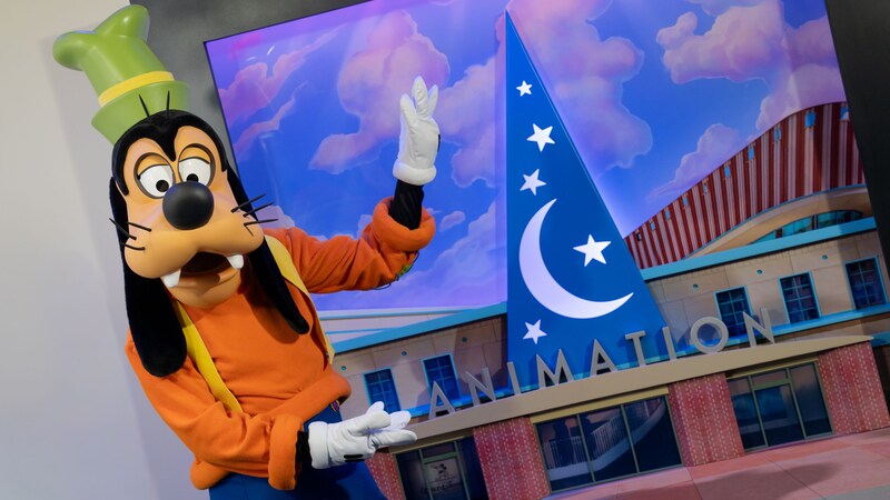 Meet Goofy at The Magic of Disney Animation - Now Open!