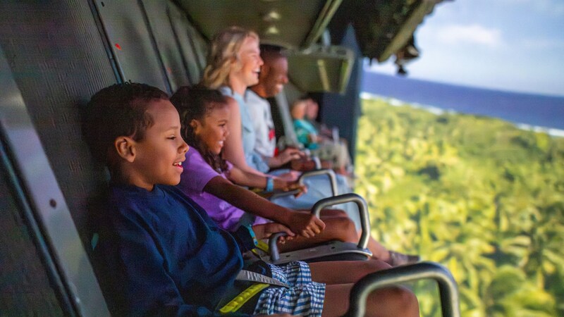Take a journey above stunning international wonders at Soarin’ Around the World.