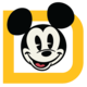 Disney Annual Passholder icon featuring Mickey Mouse’s face inside a stylized letter D