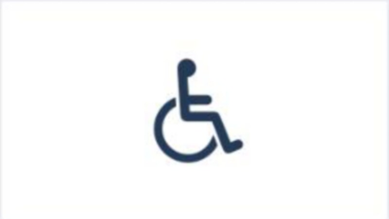 An icon of a person in a wheelchair