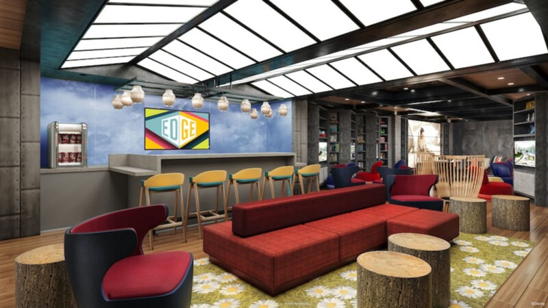 Inside Edge, an activity center for tweens aboard the Disney Wish
