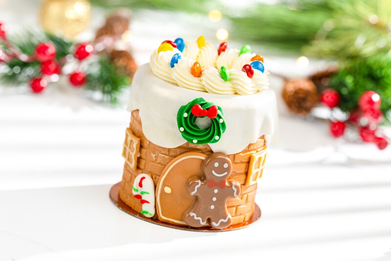 The Gingerbread House Petit Cake from Amorette’s Patisserie	
