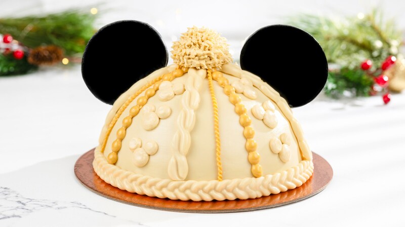 The Mickey Mouse Sweater Hat Dome cake from Amorette’s Patisserie	