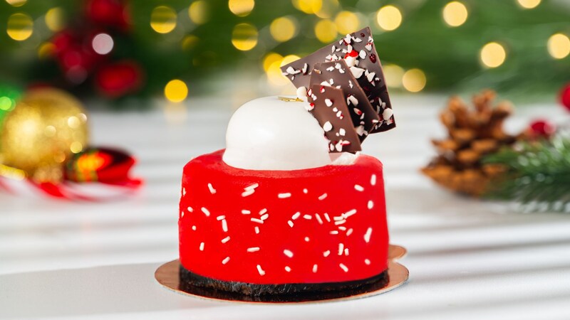 The Peppermint Bark Cheesecake from Amorette’s Patisserie