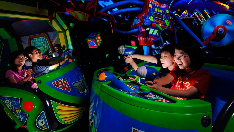 Buzz Lightyear Astro Blasters at Disneyland