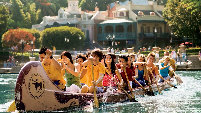 Davy Crockett's Explorer Canoes at Disneyland