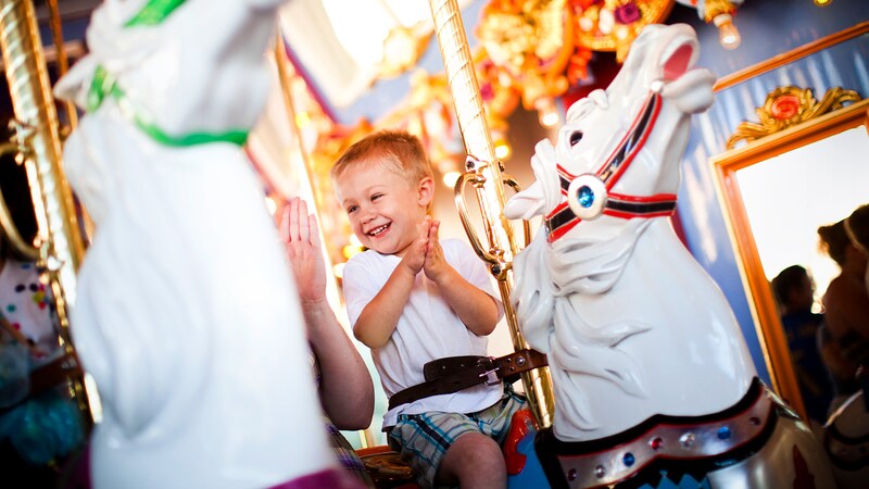 King Arthur Carrousel at Disneyland