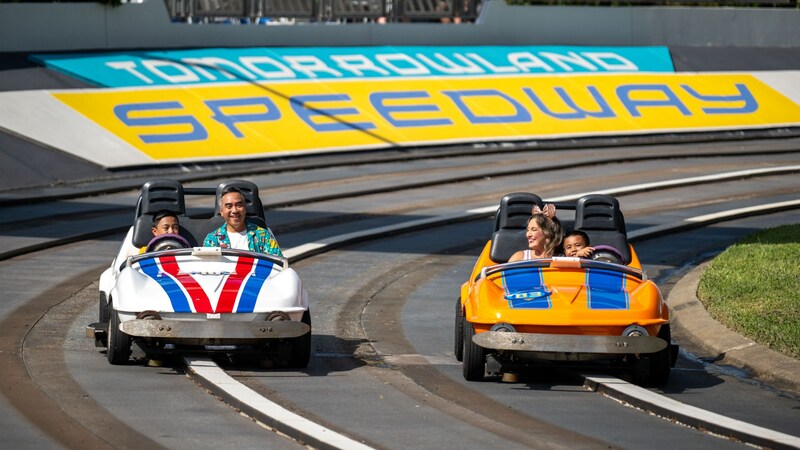 Tomorrowland Speedway at Magic Kingdom