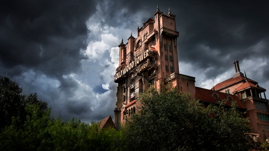 The Hollywood Tower Hotel, home to The Twilight Zone Tower of Terror