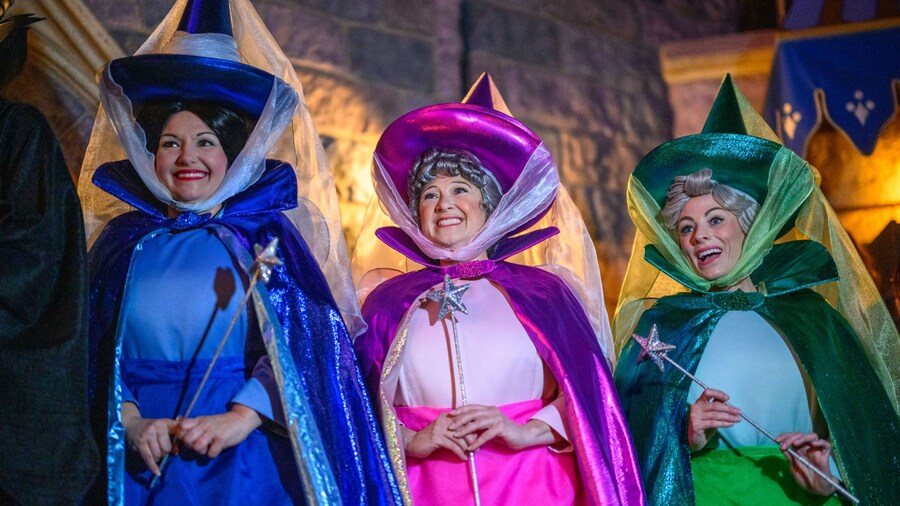 Merryweather, Fauna and Flora during a segment of a Disneyland After Dark special event in Disneyland Park