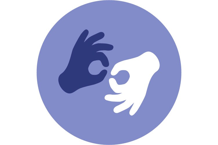 Icon for American Sign Language Interpretation Schedule