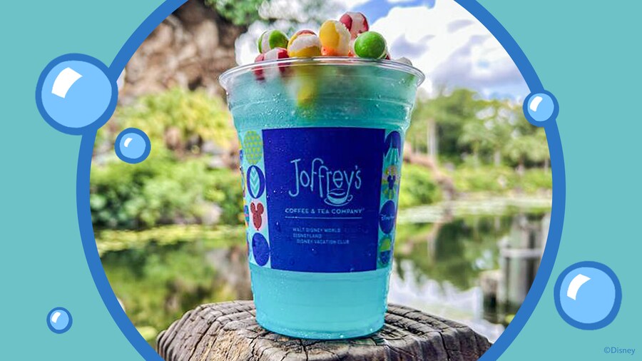 The Just Keep Swimming Frost beverage from Joffrey’s Coffee & Tea Company