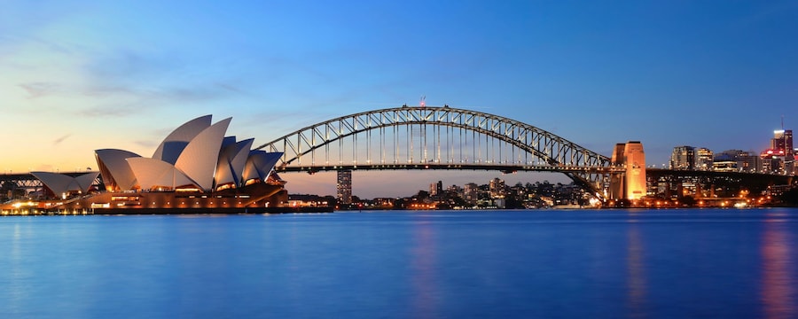 The Sydney Opera House and Harbour Bridge The Sydney Opera House and Harbour Bridge