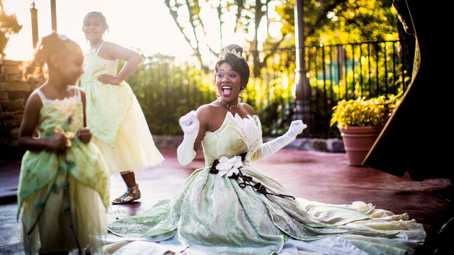 Princess Tiana and Guests at Liberty Square