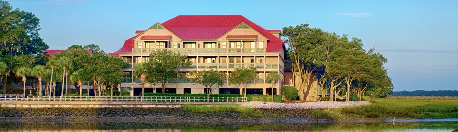 Disney's Hilton Head Island Resort and the surrounding waterfront area