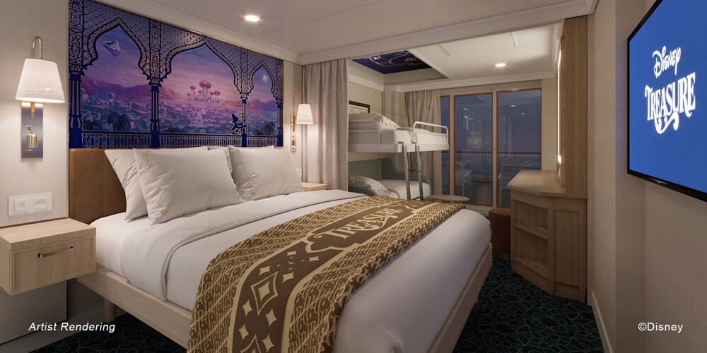 Cabine Verandah – Disney Treasure