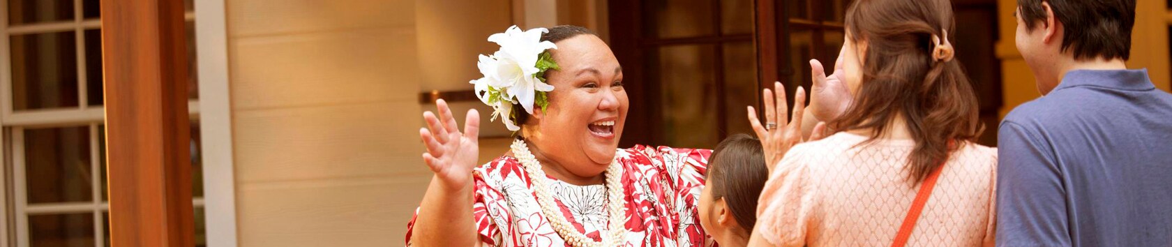 Aunty welcomes all her Guests with warm Aloha to her Beach House