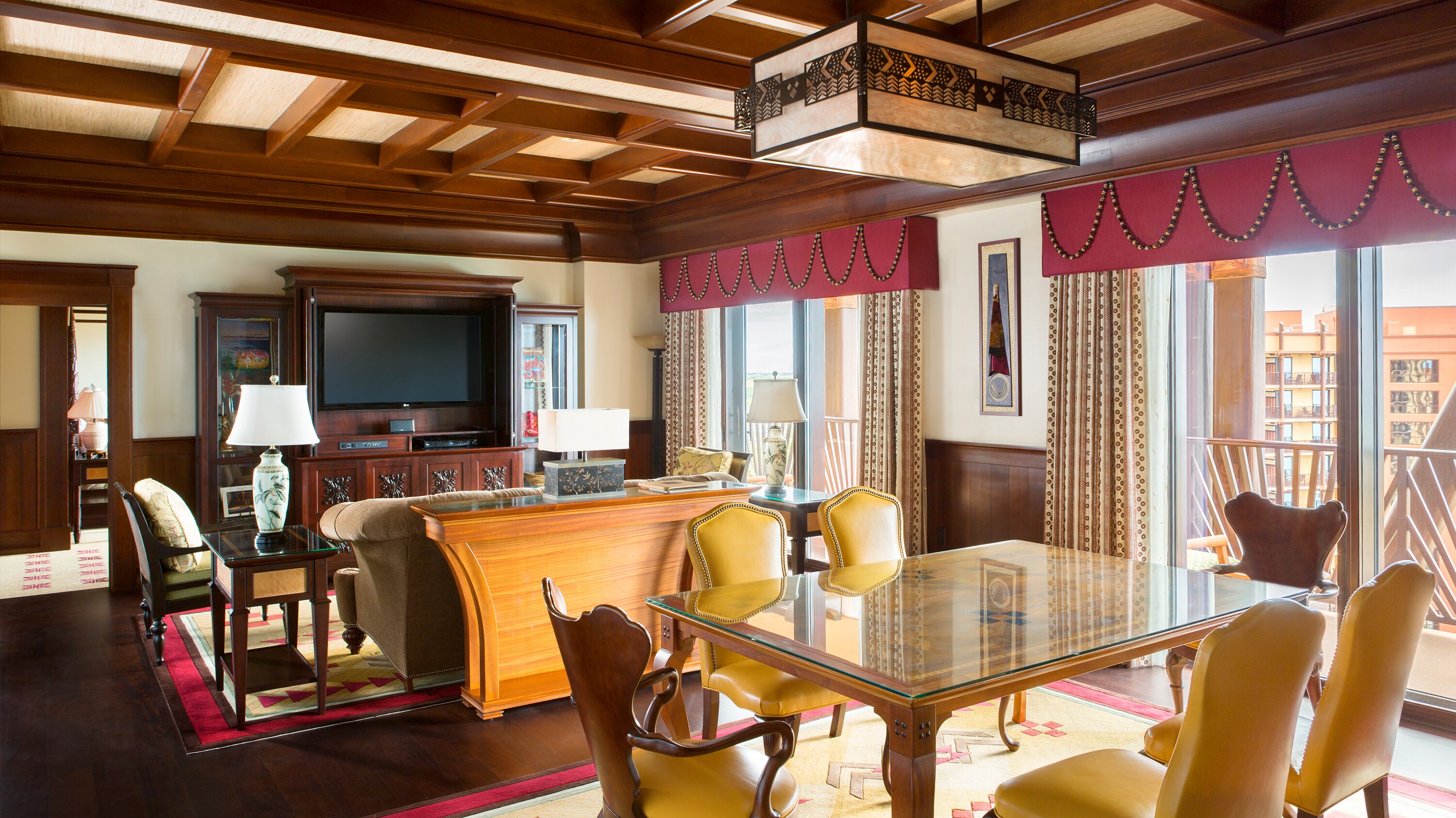 The smaller bedroom of the 2-bedroom suite at Aulani Resort