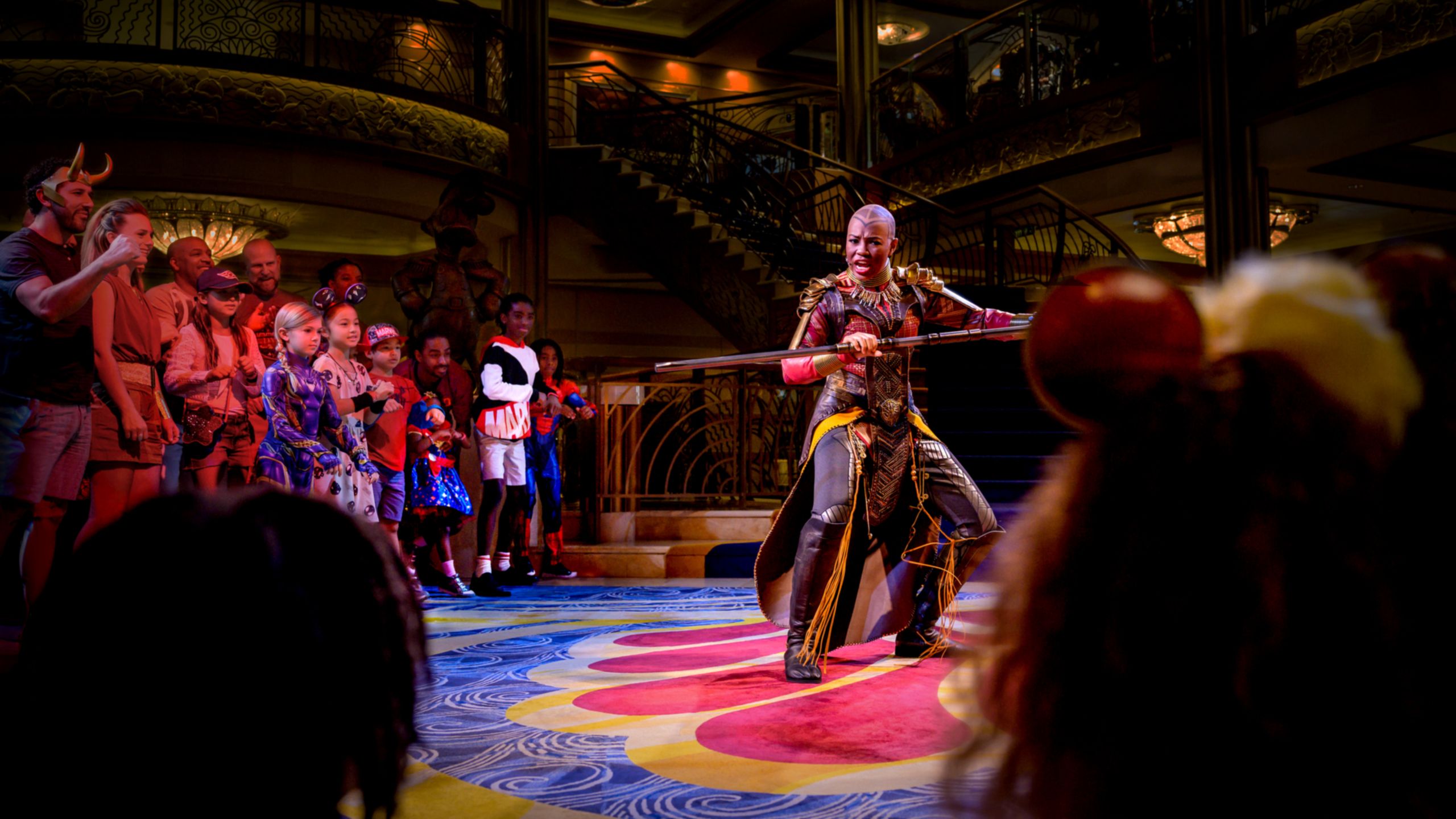 A live show featuring Black Panther Characters