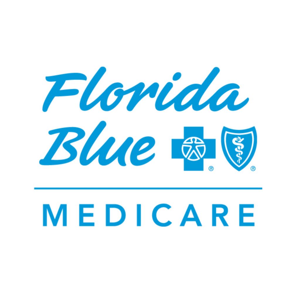 Icons of a cross and a shield, alongside text that reads ‘Florida Blue Medicare’