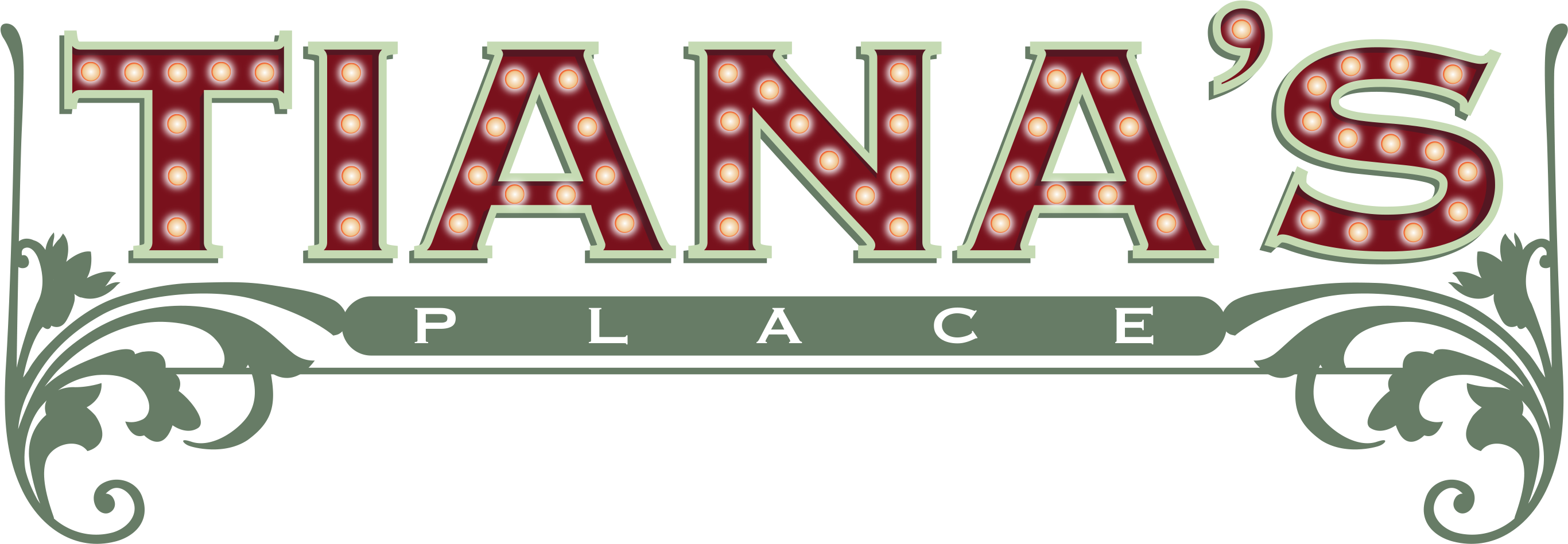 A logo for Tiana's Place 